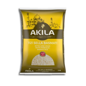 AKILA SELLA BASMATI RICE YELLOW 5KG