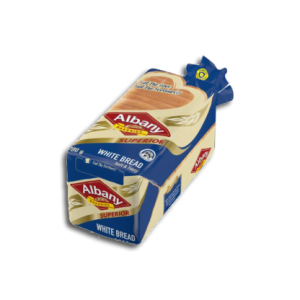 ALBANY WHITE BREAD 700G
