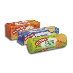 BAUMANNS SHORTBREAD BISC 160G