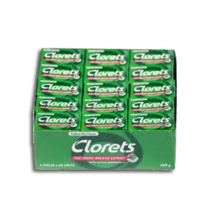 CLORETS BBL GUM BOX ORIG MINT 56X2S