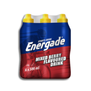 ENERGADE DRINKS MIX BERRY6X500ML