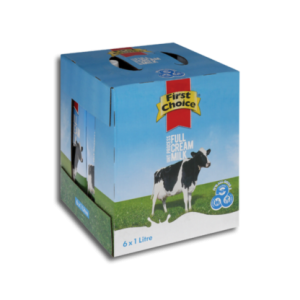 FIRST CHOICE MILK FULL CREAM MILK 6X1LTR