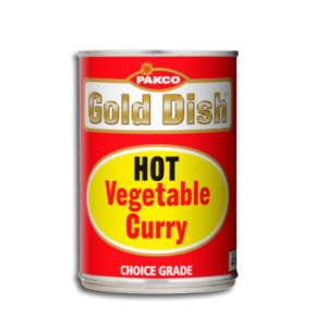 GOLD DISH HOT VEG CURRY 415G