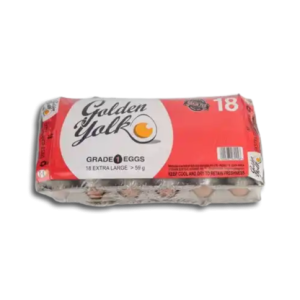 GOLDEN YOLK LARGE EGGS 18`S