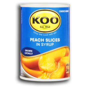 KOO PEACHES HALVES 410G