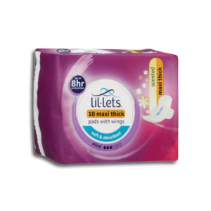 LIL-LETS MAXI MINI SENTED  PADS 10`S