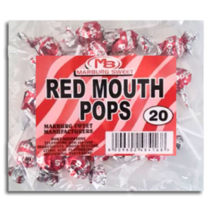 MARBURG RED MOUTH POPS