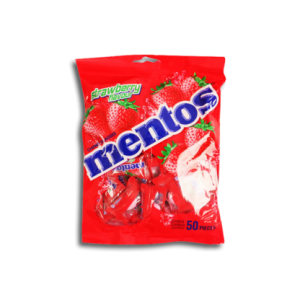 MENTOS BAG STRAWBERRY 50S