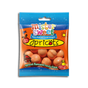 MISTER SWEETS MINI BAG APRICOTS 125G