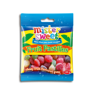 MISTER SWEETS MINI BAG FRUIT PASTIL 100G