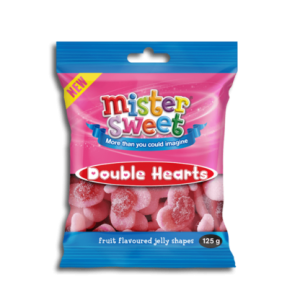MISTER SWEETS MINI BAG JELLY DOUBLE HEAR