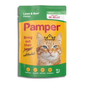 PAMPER WET C/FOOD BEEF LIV JELLY 85G