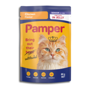 PAMPER WET C/FOOD CHICKEN 85G