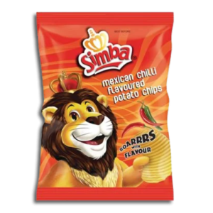 SIMBA CHIPS MEXICAN CHILLI 120G
