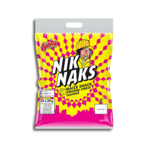 SIMBA NIKNAKS NEW BAILER CHEESE 50X20G
