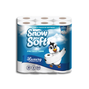 SNOWSOFT LUXURY 2PLY T/ROLLS 18X350S