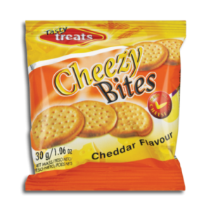 TASTY TREAT MINI CHEEZY CHEDDAR 6X30G