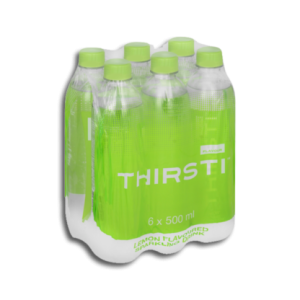 THIRSTI FLAVOURED WATER LEMON 6X500ML