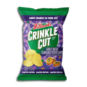 WILLARDS CHIPS GARLIC BREAD 120G