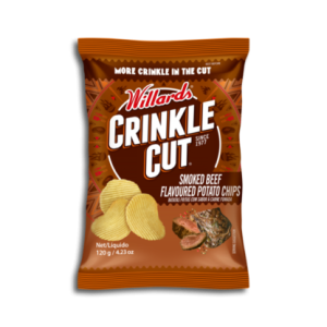 WILLARDS CHIPS SMOKED BEEF 120G