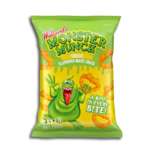 WILLARDS MONSTER MUNCH CHEESES 100G