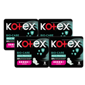 COMBO KOTEX MAXI PADS 4X8S